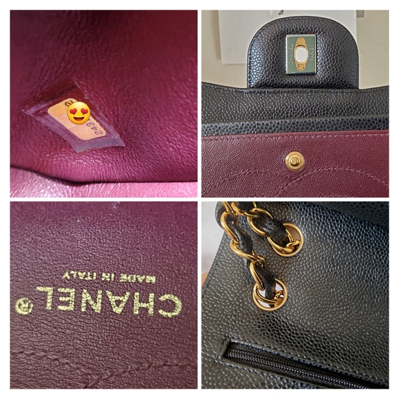 Chanel Classic Jumbo Black Caviar Gold Hw - Picture 4 of 16